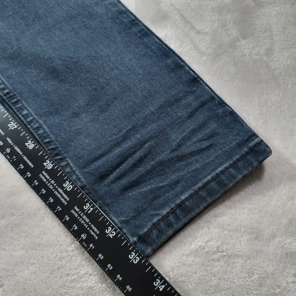 Levis 512 Slim Taper Mens Jeans 32x34 (Actual 32x33) Blue Dark Wash Stretch NWT